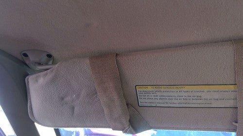 1985-1997 Chevy Astro Driver Left Sun Visor Oem Tan