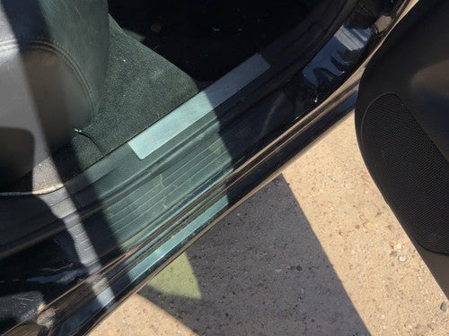 06-10 M35X Passenger Right Rear Lower Sill Plate Step Trim Panel Oem Graphite