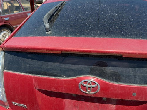 04-09 Prius Rear Spoiler Wing Lid Mounted Without Raised Fin Barcelona Red 3R3