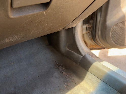 2000 Mazda Protege Dx Passenger Right Lower Kick Trim Panel Oem Brown