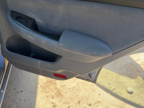 06-07 Accord Passenger Right Rear Door Trim Panel With Switches Back Sedan Gray
