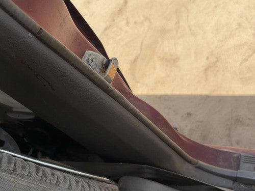 1985-1988 Nissan Maxima Sedan Driver Left Lower B-Pillar Trim Gray OEM