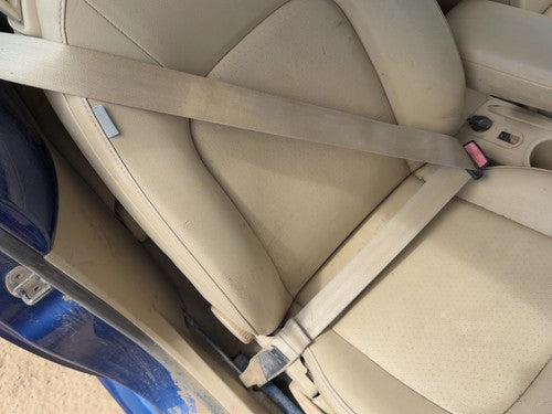03-10 Beetle Convertible Passenger Right Front Seat Belt Retractor Shoulder Tan