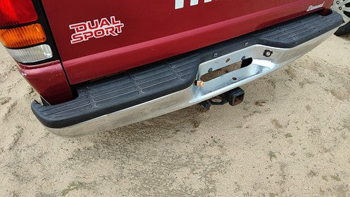 1998-2001 Mazda B2500 Chrome Rear Bumper With Mount Brackets Oem Zzm150221