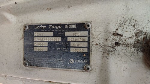 1974 Dodge Van B200 Dash Wiring Harness Oem 5.2L 5.2L 318
