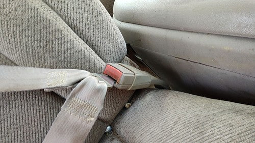 96-00 Silverado 2500 Passenger Right Front Seat Belt Buckle Receiver Oem Tan 52D