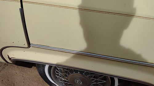 1980-1984 Cadillac Deville Driver Left Chrome Trim Rear Back Strip Oem
