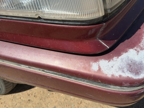 1985-1988 Nissan Maxima Passenger Right Moulding From Fender Oem Trim Strip Red