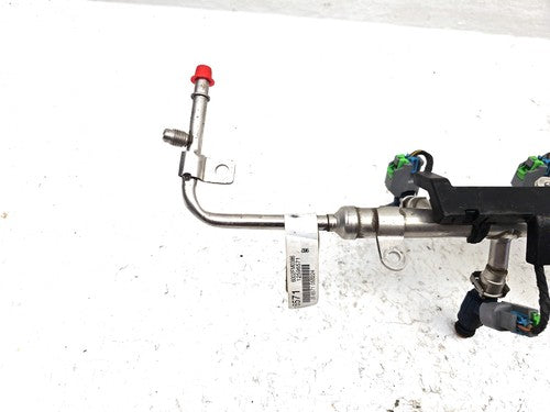 08-12 Malibu Complete Fuel Rail With Injectors Set With Wiring Harness Oem 3.6L
