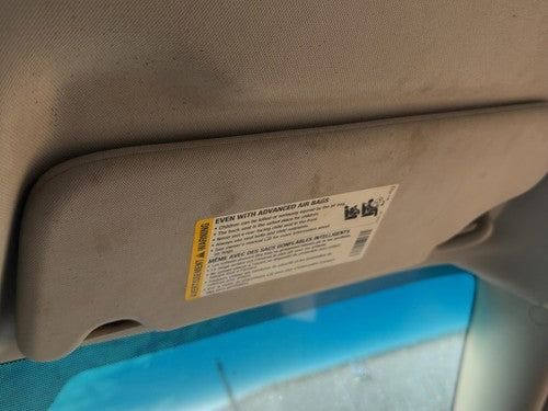 06-16 Chevy Impala Passenger Right Sun Visor Oem Without Illumination Ebony 19C