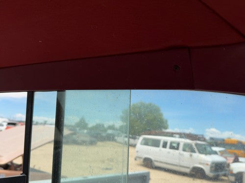 1987-1991 Ford F150 Pickup Standard Cab Back Glass Upper Plastic Trim Red