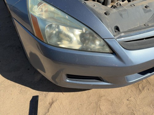 06-07 Honda Accord Front Bumper Cover Assembly Oem 2.4L Sedan Cool Blue B542M