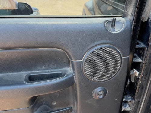 02-05 Ram 1500 Driver Left Rear Door Trim Panel Switches Back Dark Gray V9Dv