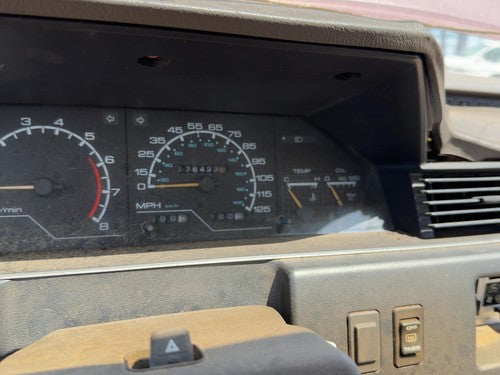 87-88 Nissan Maxima Trim Bezel Around Speedometer Oem Dash Surround Panel Gray