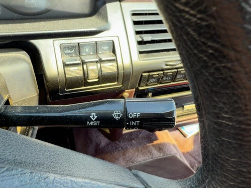 88-89 Accord Lx Turn Signal Switch Windshield Wiper Column Control Lever Maroon