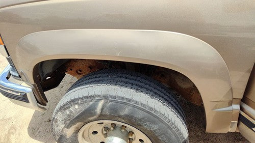 1995-00 Silverado 2500 Driver Left Front Wheel Flare Moulding Fender Gold 55U