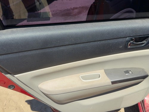 06-09 Prius Driver Left Rear Door Trim Panel With Switches Back Cloth Inner Bisq