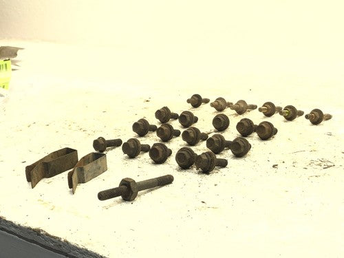 90 F150 Mounting Bolt Set For Intake And Exhaust With Heat Shield Hardware 4.9L