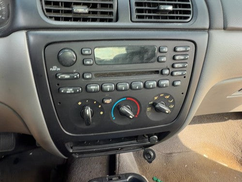 2000-2002 Ford Taurus Trim Bezel Around Radio Surround Dash Panel Oem Gray