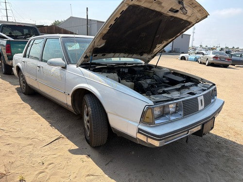 1986 Oldsmobile 98 Passenger Right A Pillar Trim Windshield Post Panel Oem Blue