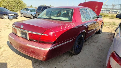 1998-2005 Grand Marquis Driver Left Moulding From Fender Oem Trim Strip Red Fl
