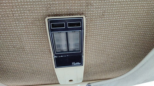 1980 Cadillac Deville Center Overhead Console Oem Dome Light Map Lamp Cubby