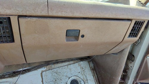 1987-1991 Ford F150 Glove Box Assembly Complete Door With Latch Oem Brown