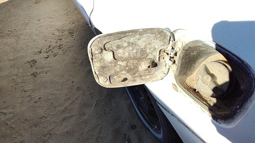 1997-2005 Buick Century Fuel Tank Door With Hinge Gas Lid Oem Filler White