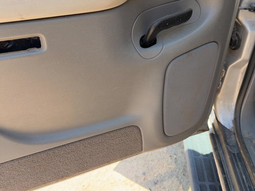00-06 Suburban 1500 Driver Left Rear Door Trim Panel With Switches Back Gray 92I