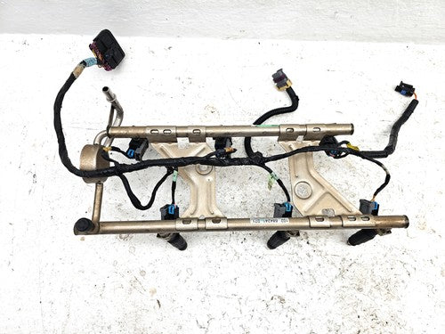 05-09 Chevy Equinox Complete Fuel Rail With Injectors Set With Harness Oem 3.4L