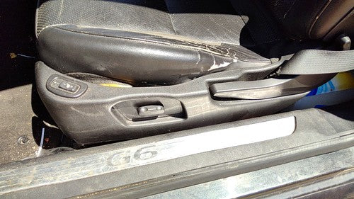 09 Pontiac G6 Gxp Coupe Driver Left Side Power Seat Switch With Trim Panel Ebony