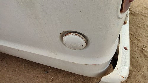 1974 Dodge Van B200 Fuel Gas Cap Lid Oem Filler White