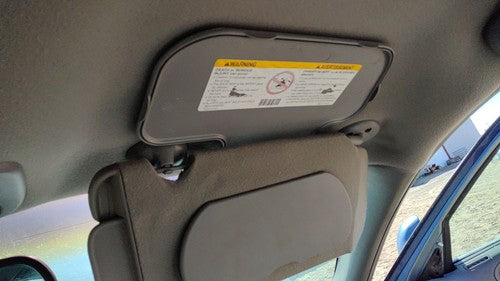 2000-2004 Buick Lesabre Buick Lesabre Passenger Right Sun Visor Oem Gray 17B