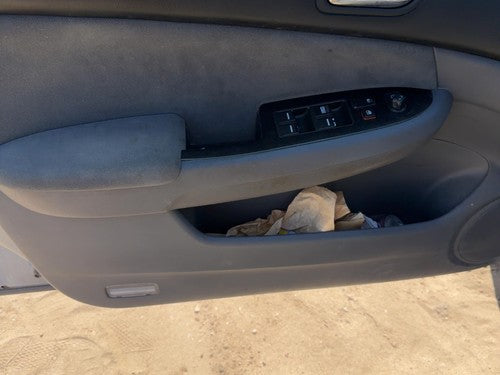 06-07 Accord Driver Left Front Door Trim Panel With Master Switch 2.4L Gray