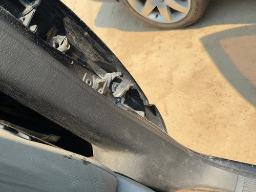 02-05 Dodge Ram 1500 Quad Cab Driver Left Lower B-Pillar Trim Dark Gray