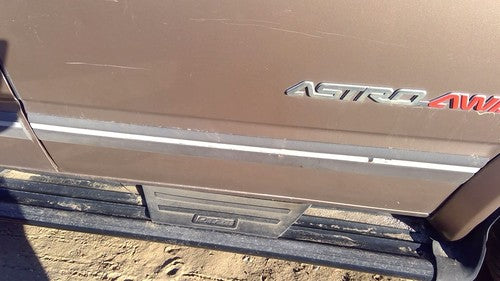 1995 Chevy Astro Passenger Right Front Moulding From Door Oem Trim Strip Brown
