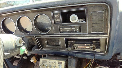 1984-1986 Dodge Ram W150 Trim Bezel Around Speedometer Oem Dash Surround Panel