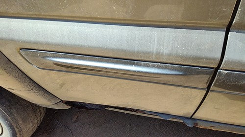 04 Liberty Passenger Right Rear Moulding From Door Oem Back Trim Strip Khaki Pjc
