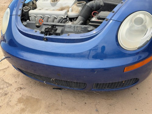 06-10 Beetle Convertible Front Bumper Cover Assembly Oem Without Fog Lamps Blue
