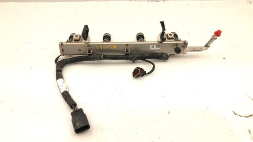 2008-2012 New Style Malibu Complete Fuel Rail With Injectors Set Loaded Oem 2.4L