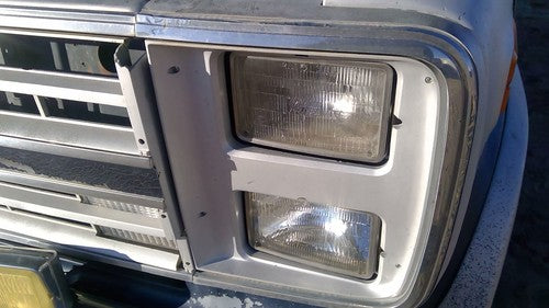 1985-1991 Chevy G20 Van Driver Left Dual Pair Head Light Front Lamp With Bracket