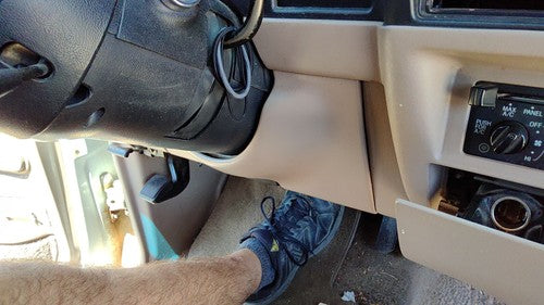 1993-1994 Ford Explorer Lower Dash Under Column Knee Bolster Trim Panel Oem Tan