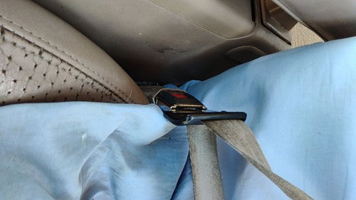 1991-1994 Ford Explorer Driver Left Front Seat Belt Buckle Receiver Oem Tan