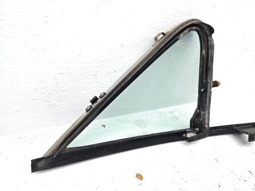 80-91 Ford F150 Driver Left Front Vent Window Small Door Glass With Frame Oem