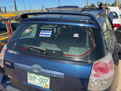 2003-2008 Toyota Matrix Xr Back Glass Rear Window Oem 6810502050