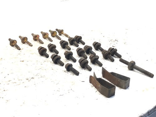 90 F150 Mounting Bolt Set For Intake And Exhaust With Heat Shield Hardware 4.9L
