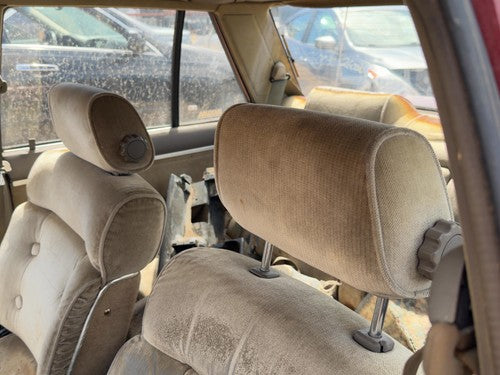 87 Nissan Maxima Pair Of Front Headrests Oem Left Right Set Seat 4Dr Sedan Gray