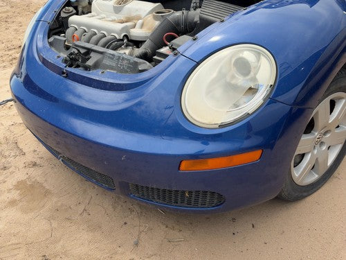 06-10 Beetle Convertible Front Bumper Cover Assembly Oem Without Fog Lamps Blue