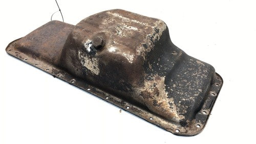 70-71 Nissan 240Z Engine Oil Pan With Good Drain Plug Bolts Hardware Pickup Tube