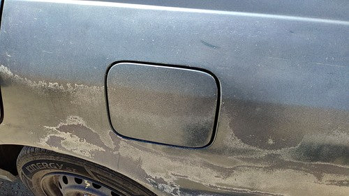 1997-2001 Toyota Camry Fuel Tank Door With Hinge Gas Lid Oem Filler Blue 8L3